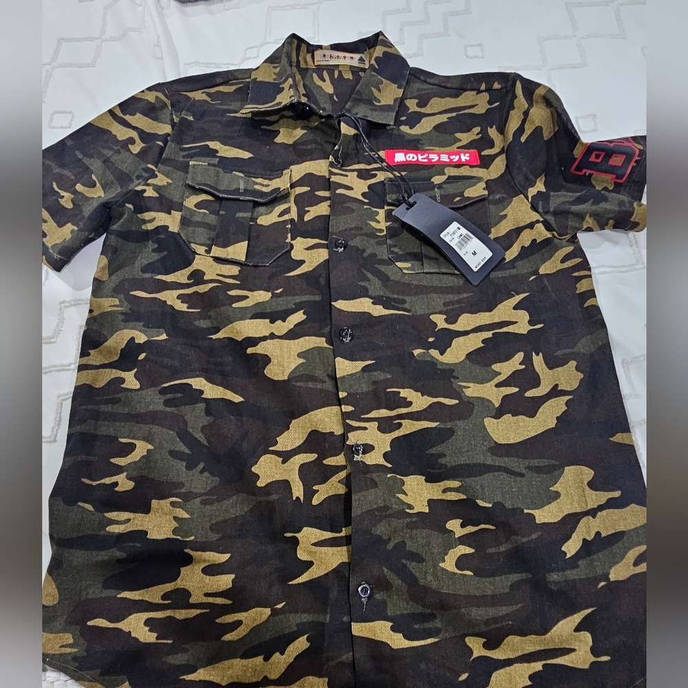 Black Pyramid camo shirt